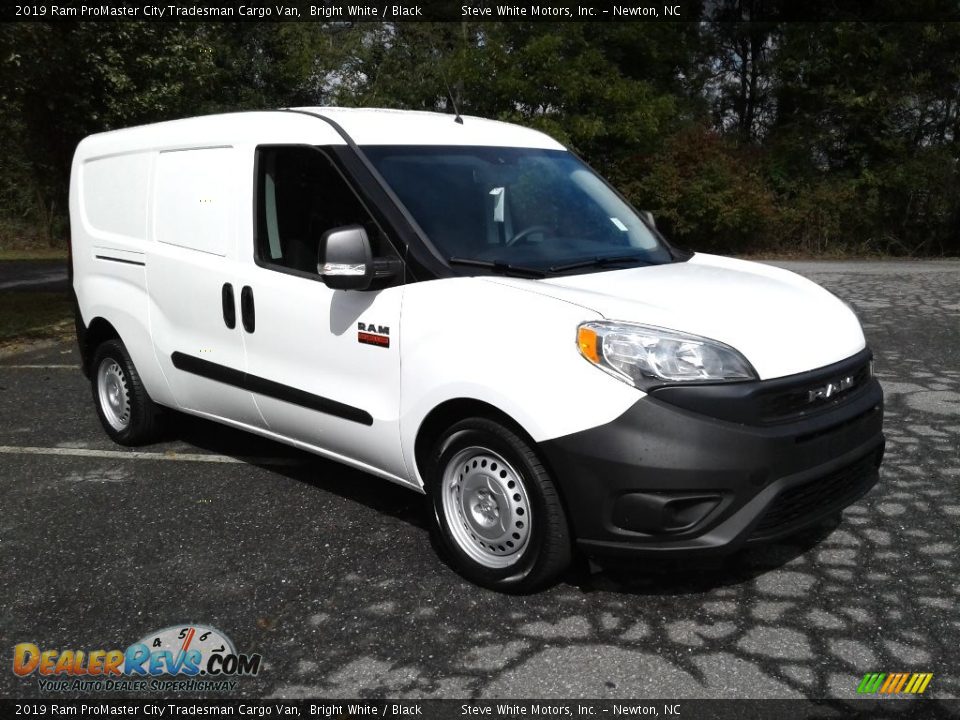 2019 Ram ProMaster City Tradesman Cargo Van Bright White / Black Photo #4