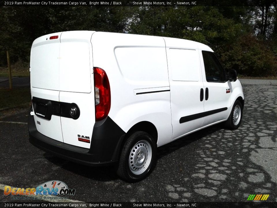 2019 Ram ProMaster City Tradesman Cargo Van Bright White / Black Photo #6