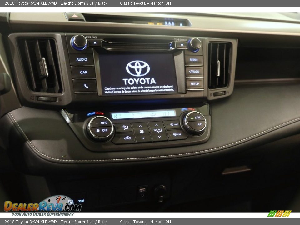 2018 Toyota RAV4 XLE AWD Electric Storm Blue / Black Photo #9