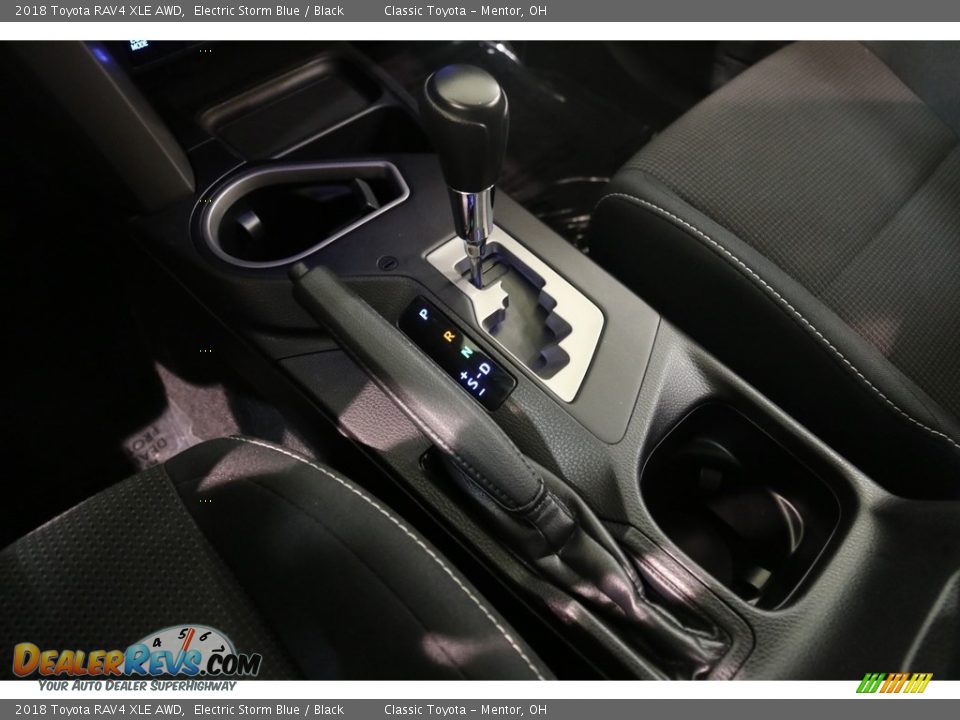 2018 Toyota RAV4 XLE AWD Electric Storm Blue / Black Photo #13