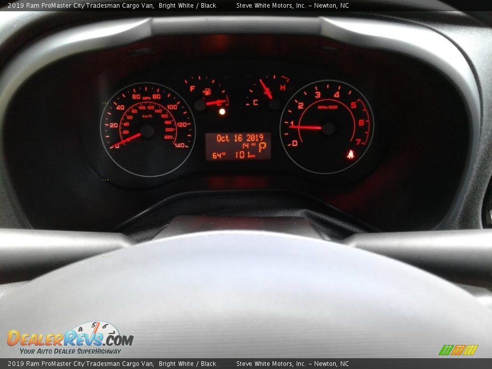 2019 Ram ProMaster City Tradesman Cargo Van Bright White / Black Photo #16