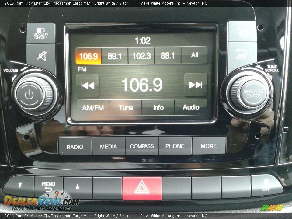 2019 Ram ProMaster City Tradesman Cargo Van Bright White / Black Photo #18