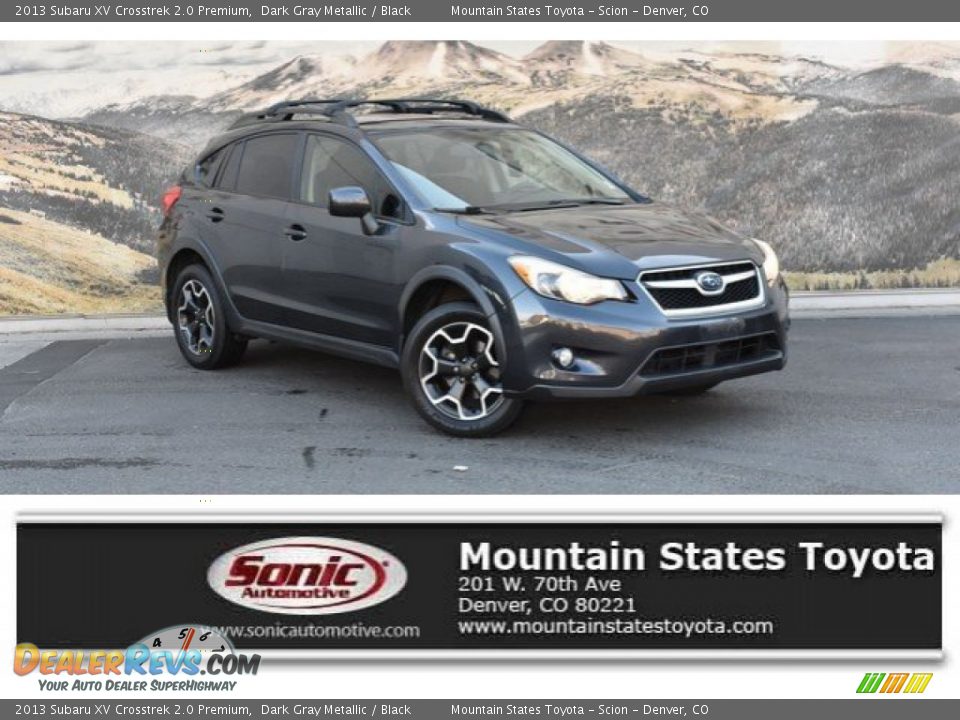 2013 Subaru XV Crosstrek 2.0 Premium Dark Gray Metallic / Black Photo #1