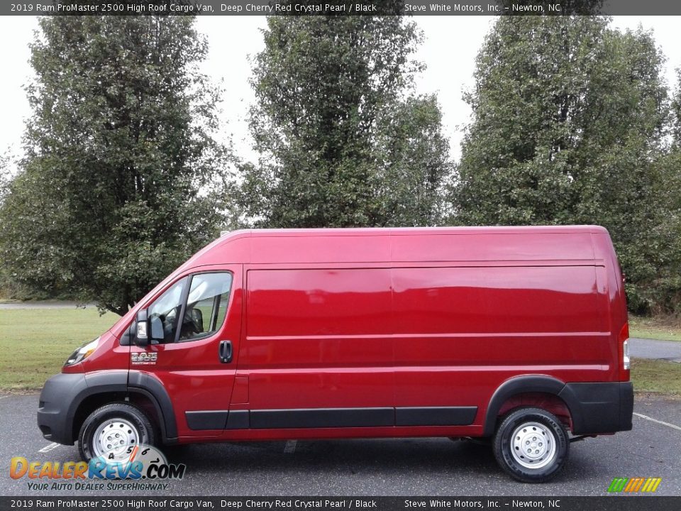 2019 Ram ProMaster 2500 High Roof Cargo Van Deep Cherry Red Crystal Pearl / Black Photo #1