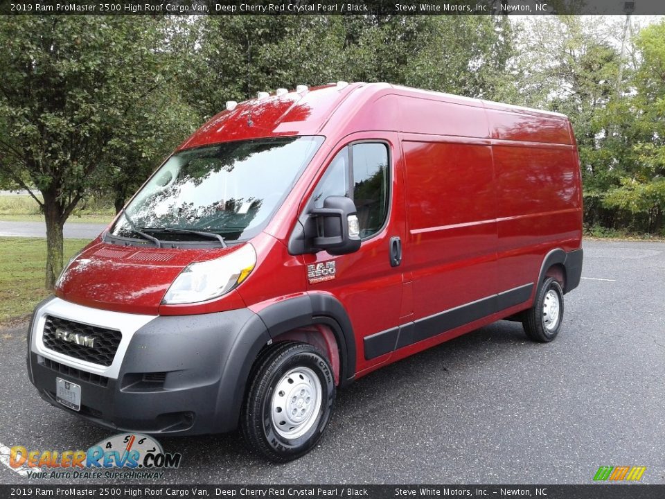 2019 Ram ProMaster 2500 High Roof Cargo Van Deep Cherry Red Crystal Pearl / Black Photo #2