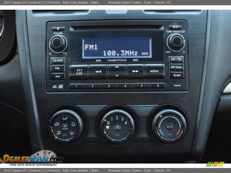 2013 Subaru XV Crosstrek 2.0 Premium Dark Gray Metallic / Black Photo #11