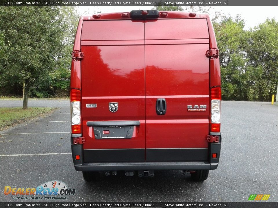 2019 Ram ProMaster 2500 High Roof Cargo Van Deep Cherry Red Crystal Pearl / Black Photo #7