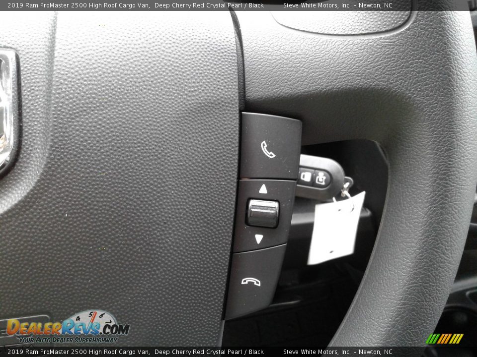 2019 Ram ProMaster 2500 High Roof Cargo Van Deep Cherry Red Crystal Pearl / Black Photo #16