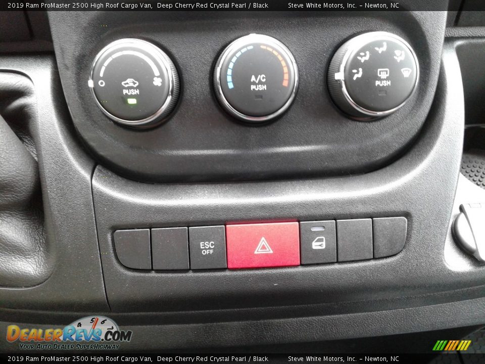 2019 Ram ProMaster 2500 High Roof Cargo Van Deep Cherry Red Crystal Pearl / Black Photo #22