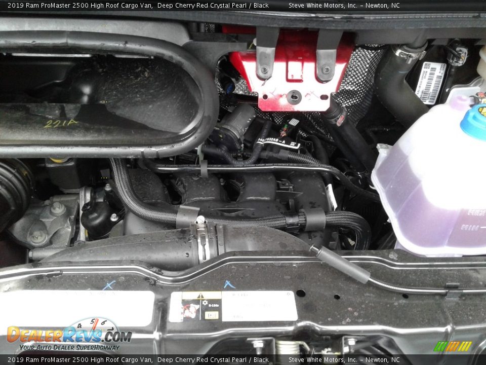 2019 Ram ProMaster 2500 High Roof Cargo Van Deep Cherry Red Crystal Pearl / Black Photo #26