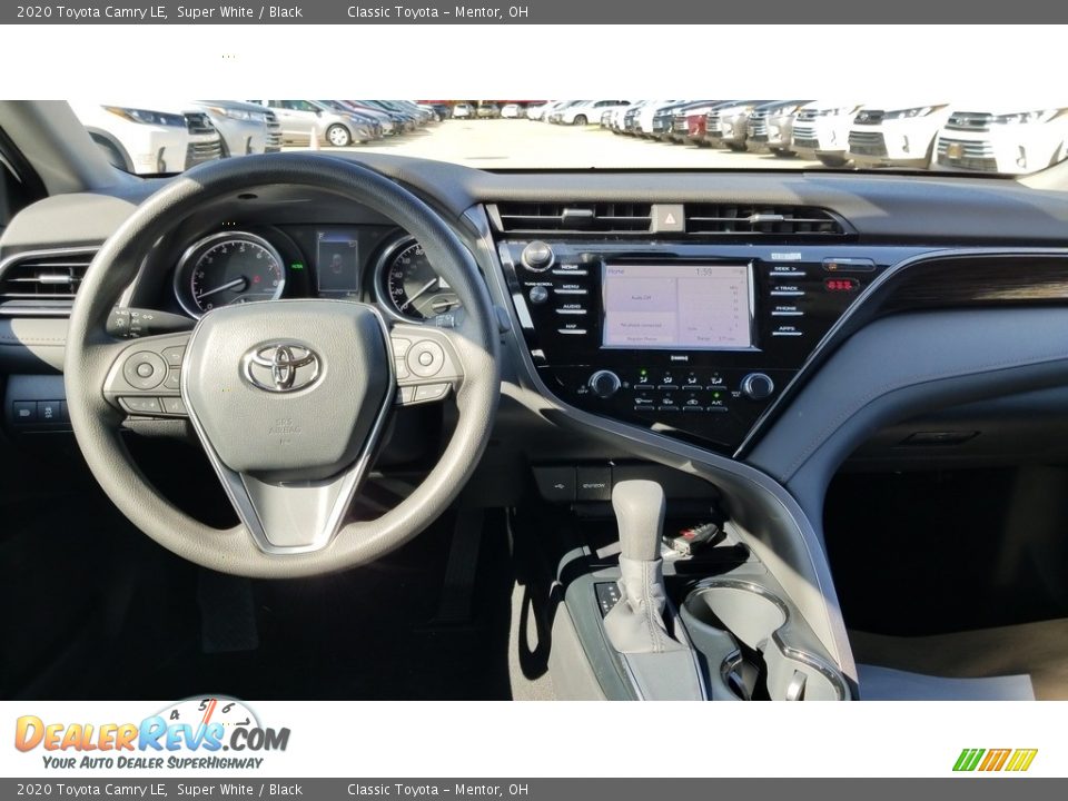 2020 Toyota Camry LE Super White / Black Photo #4