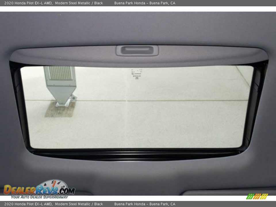 2020 Honda Pilot EX-L AWD Modern Steel Metallic / Black Photo #26