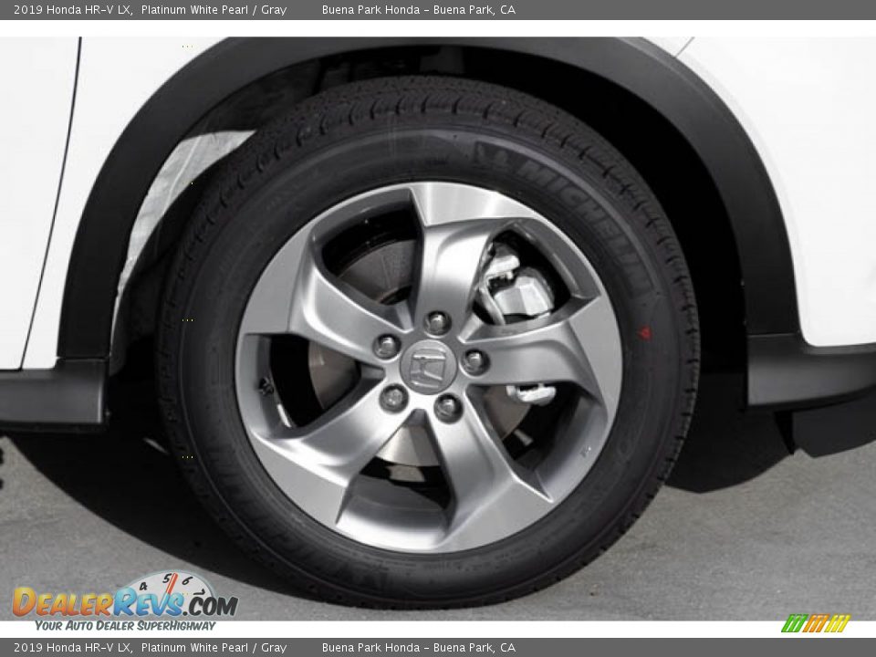 2019 Honda HR-V LX Platinum White Pearl / Gray Photo #12