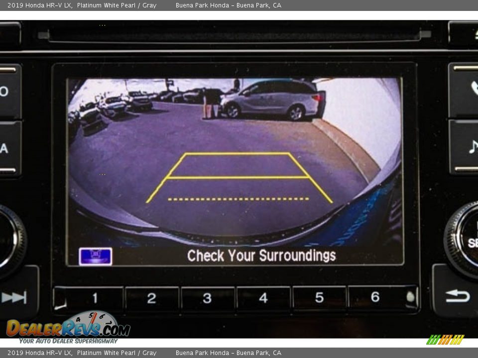 2019 Honda HR-V LX Platinum White Pearl / Gray Photo #15