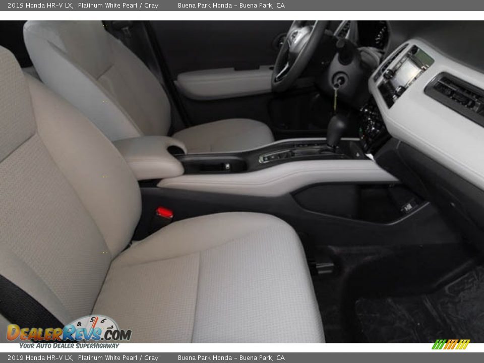 2019 Honda HR-V LX Platinum White Pearl / Gray Photo #27