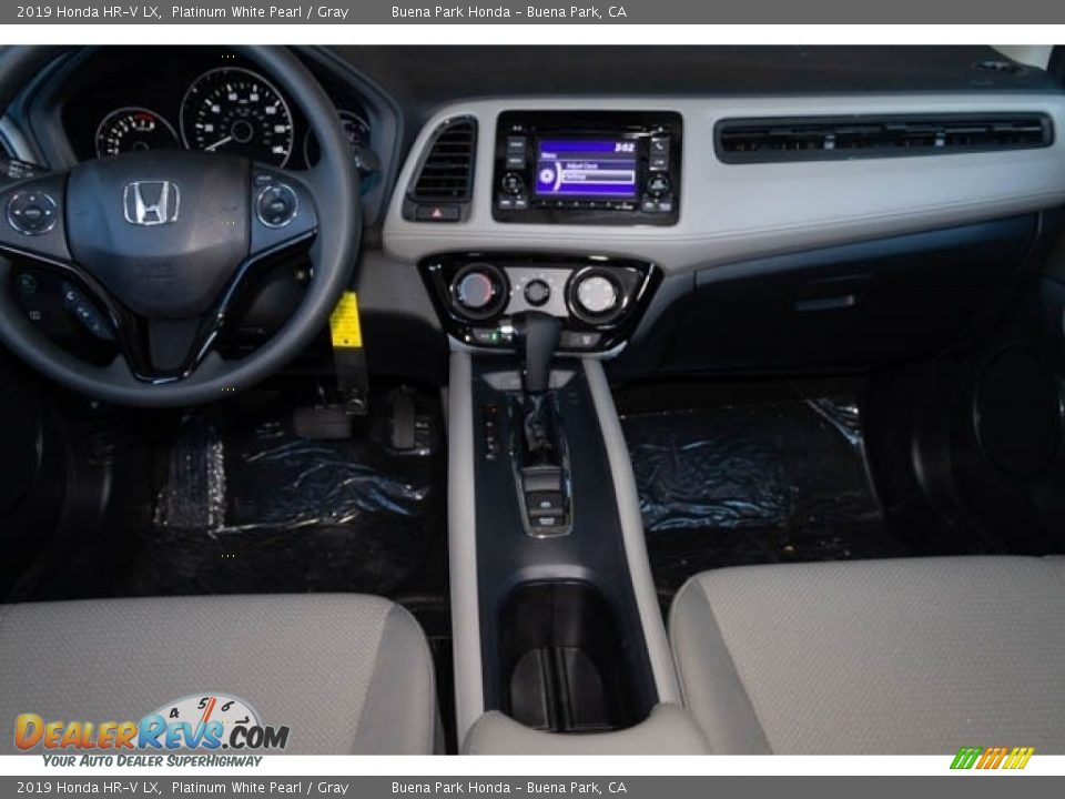 2019 Honda HR-V LX Platinum White Pearl / Gray Photo #18