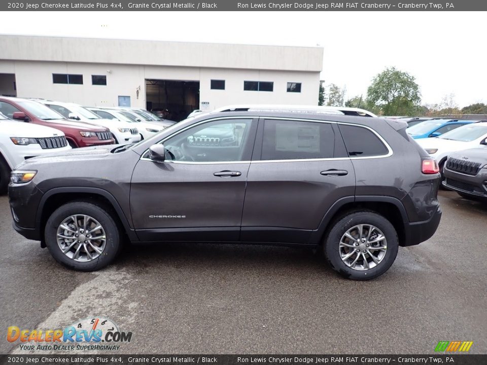 2020 Jeep Cherokee Latitude Plus 4x4 Granite Crystal Metallic / Black Photo #2