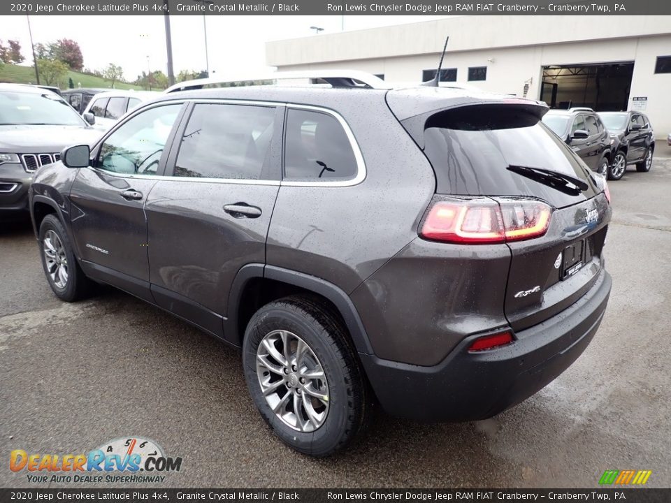 2020 Jeep Cherokee Latitude Plus 4x4 Granite Crystal Metallic / Black Photo #3