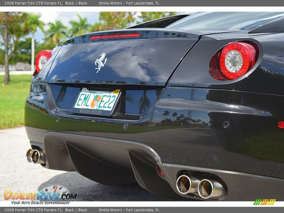 2008 Ferrari 599 GTB Fiorano F1 Black / Black Photo #5