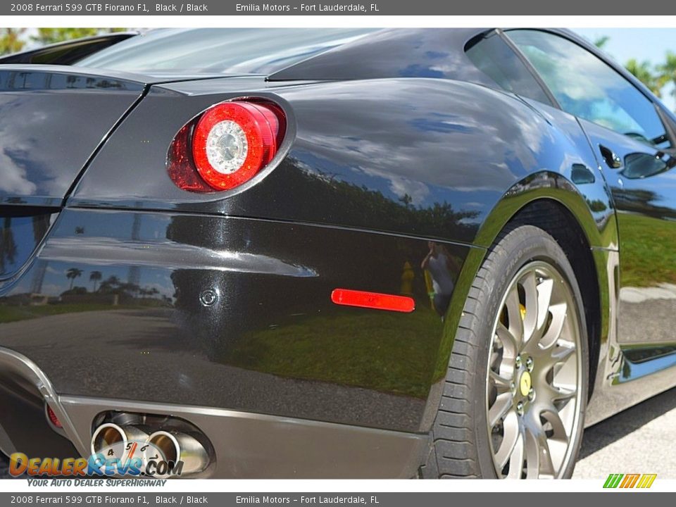 2008 Ferrari 599 GTB Fiorano F1 Black / Black Photo #6