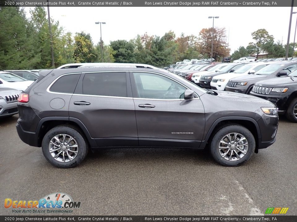 2020 Jeep Cherokee Latitude Plus 4x4 Granite Crystal Metallic / Black Photo #6