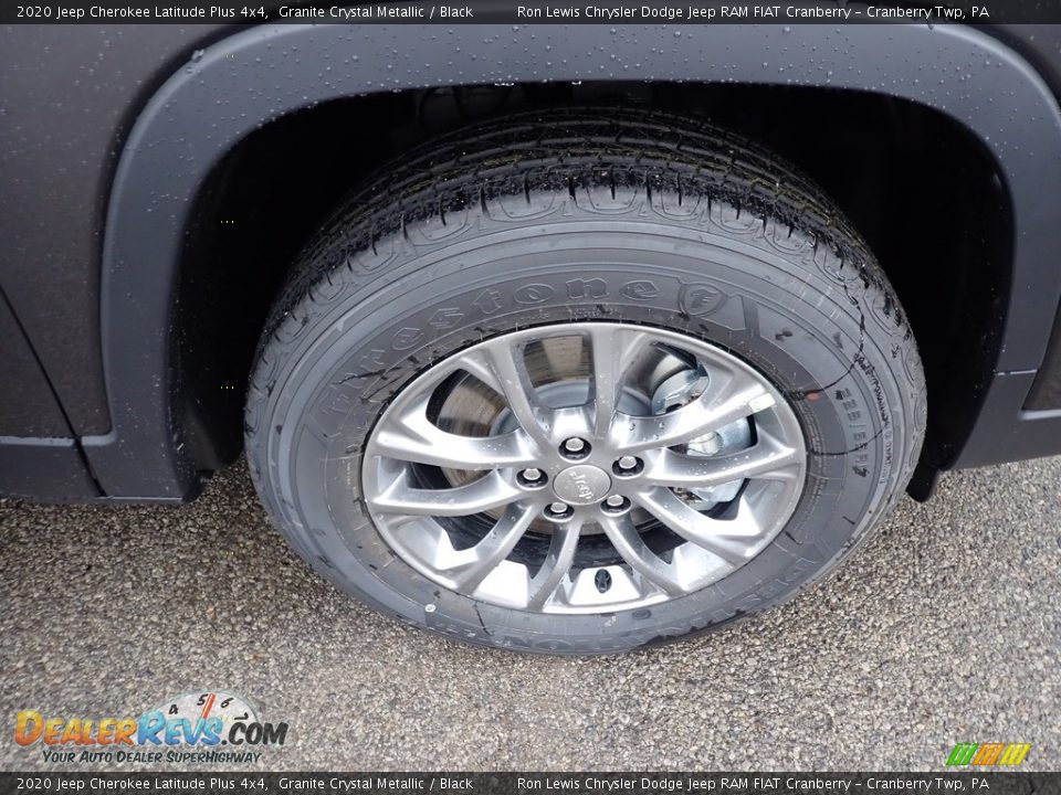 2020 Jeep Cherokee Latitude Plus 4x4 Granite Crystal Metallic / Black Photo #8