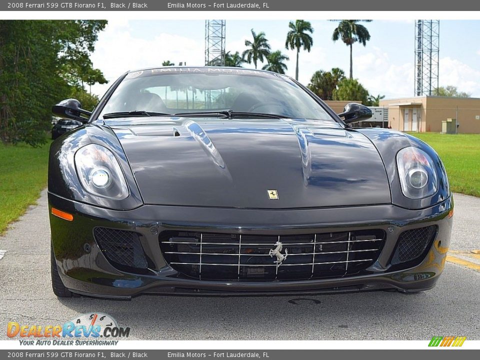 2008 Ferrari 599 GTB Fiorano F1 Black / Black Photo #14