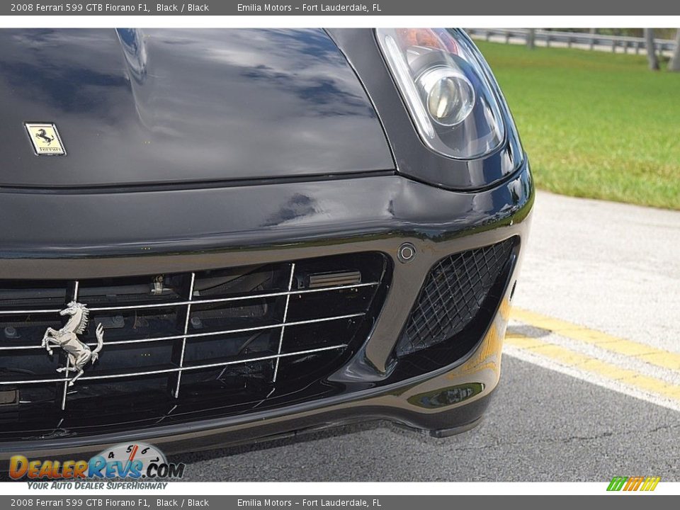 2008 Ferrari 599 GTB Fiorano F1 Black / Black Photo #17