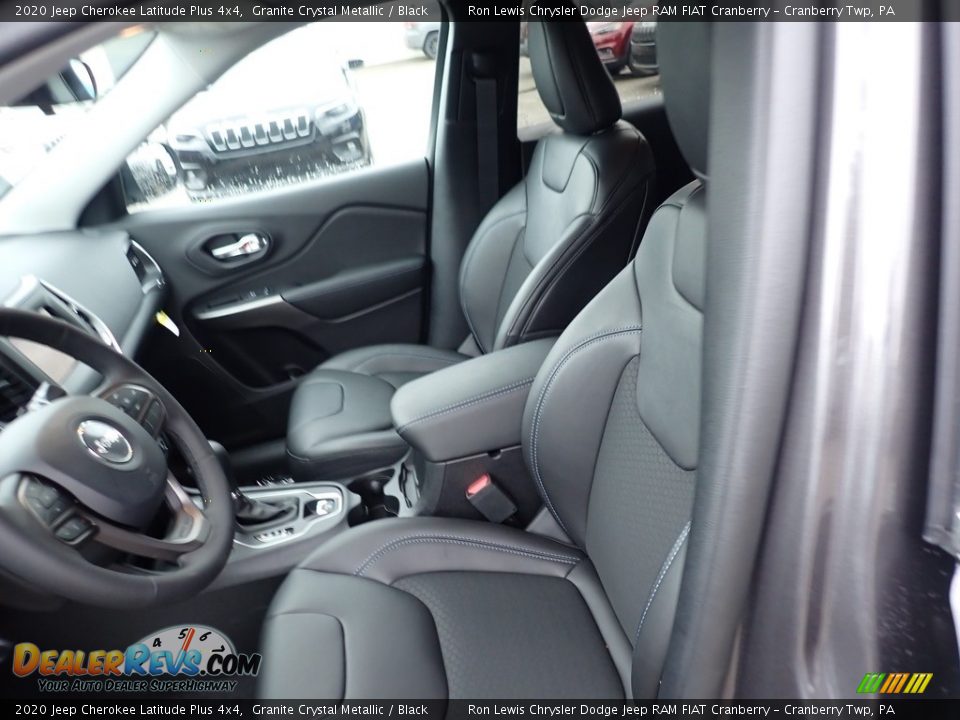 2020 Jeep Cherokee Latitude Plus 4x4 Granite Crystal Metallic / Black Photo #14