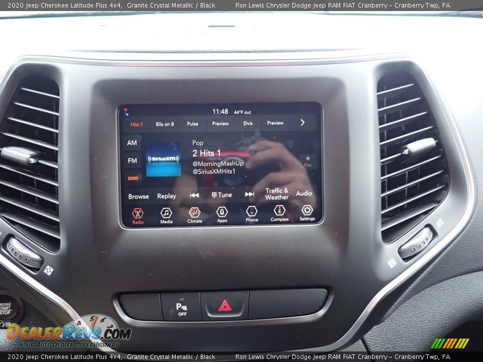 2020 Jeep Cherokee Latitude Plus 4x4 Granite Crystal Metallic / Black Photo #15