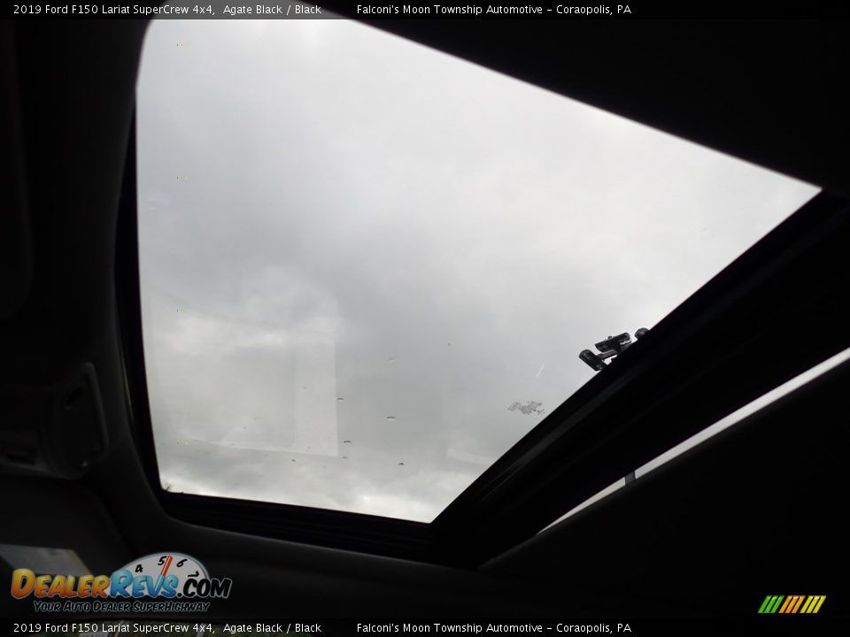 2019 Ford F150 Lariat SuperCrew 4x4 Agate Black / Black Photo #13