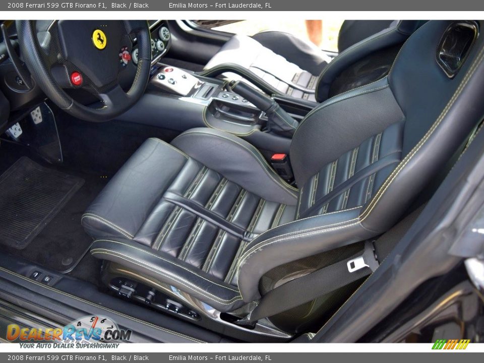 Front Seat of 2008 Ferrari 599 GTB Fiorano F1 Photo #28