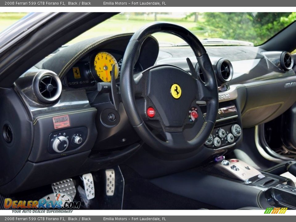 2008 Ferrari 599 GTB Fiorano F1 Steering Wheel Photo #29