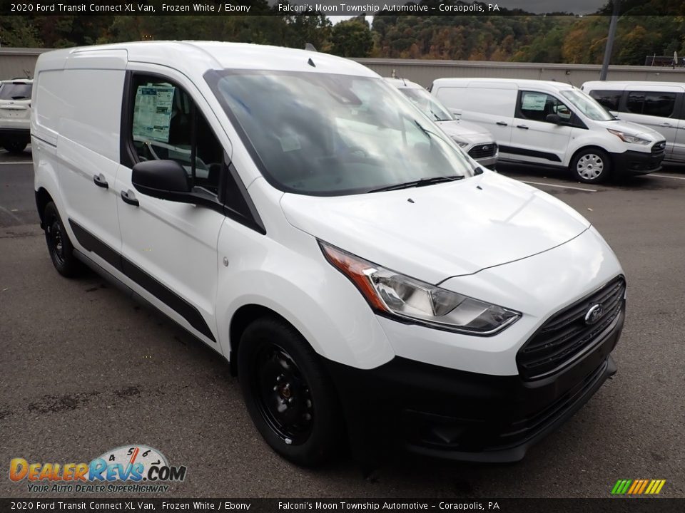 2020 Ford Transit Connect XL Van Frozen White / Ebony Photo #3