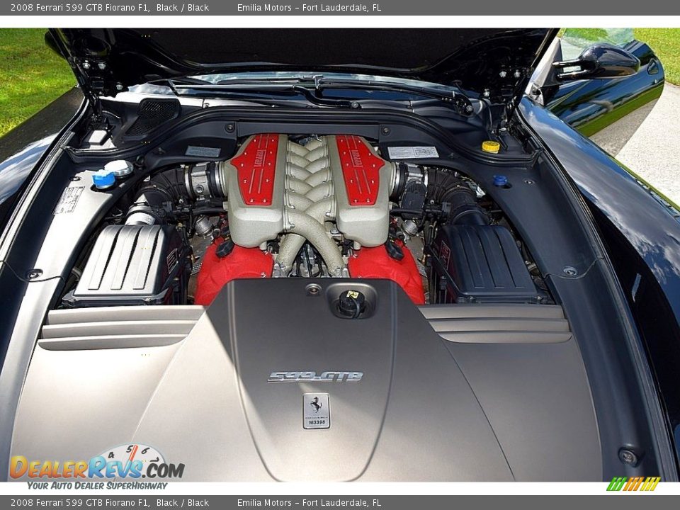 2008 Ferrari 599 GTB Fiorano F1 6.0 Liter DOHC 48-Valve VVT V12 Engine Photo #47