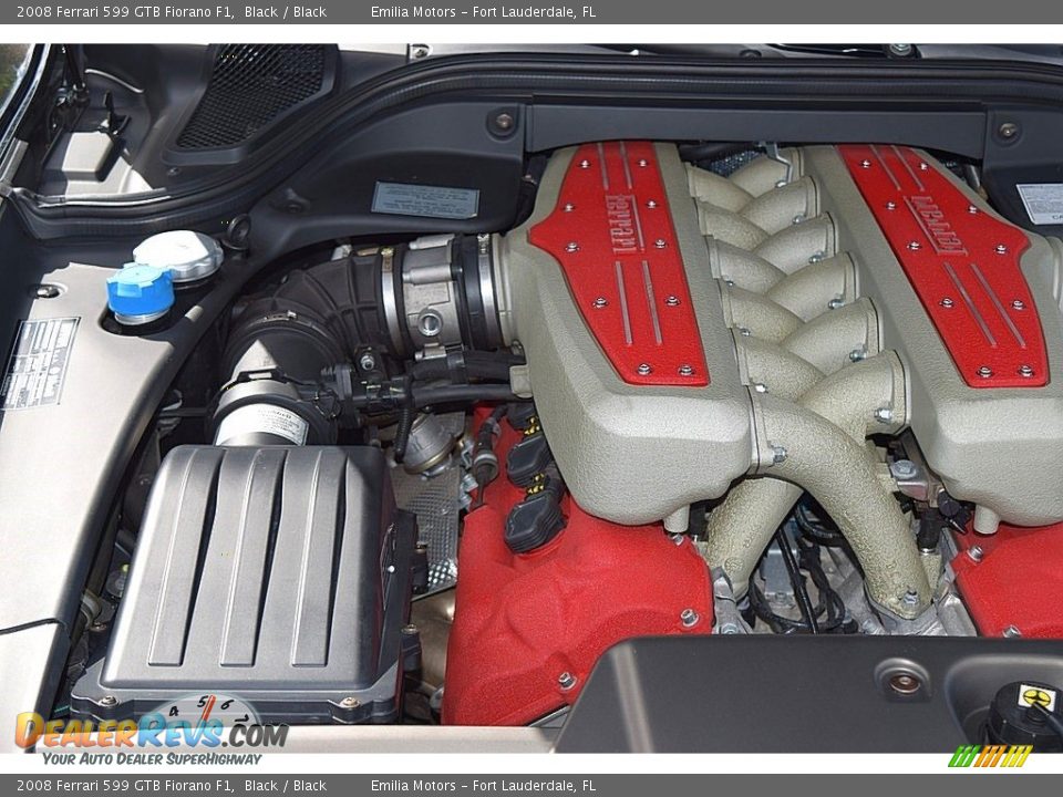 2008 Ferrari 599 GTB Fiorano F1 6.0 Liter DOHC 48-Valve VVT V12 Engine Photo #48