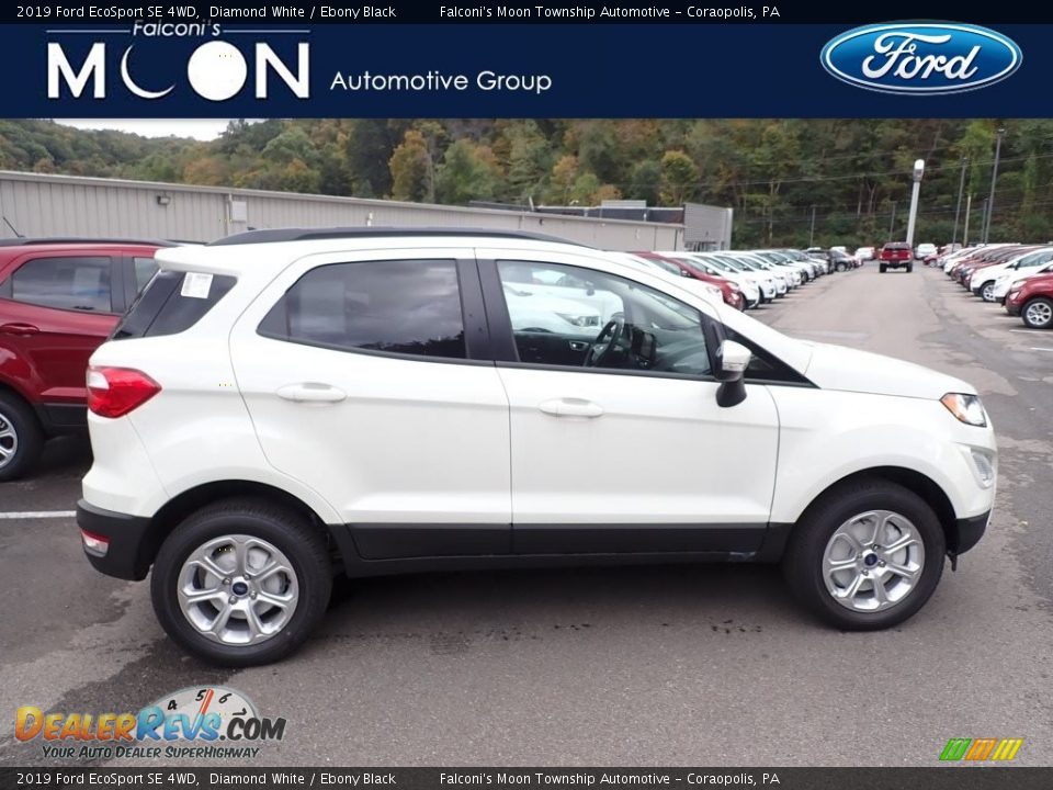 2019 Ford EcoSport SE 4WD Diamond White / Ebony Black Photo #1
