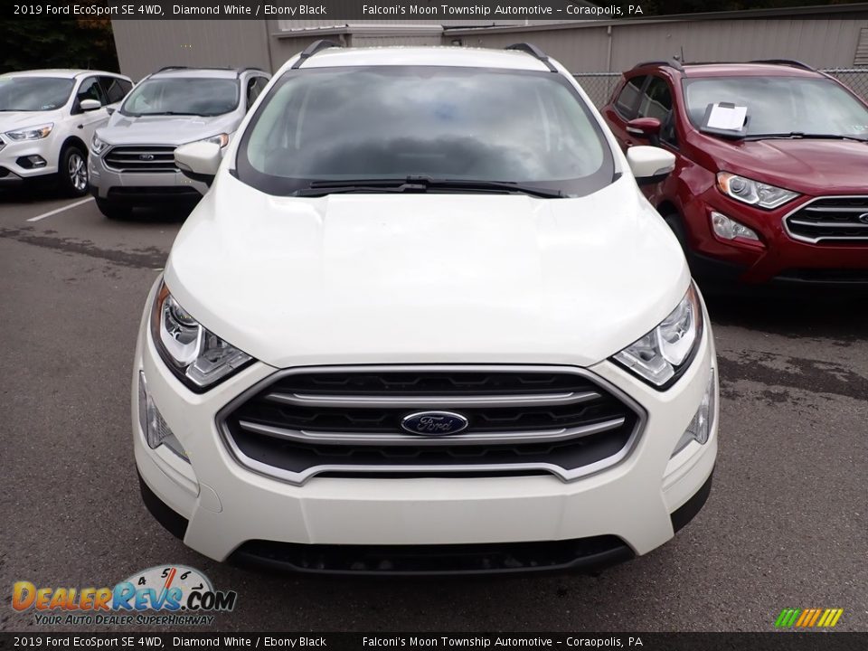 2019 Ford EcoSport SE 4WD Diamond White / Ebony Black Photo #4