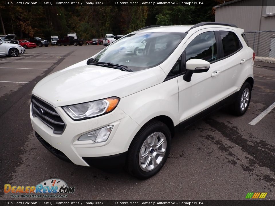 2019 Ford EcoSport SE 4WD Diamond White / Ebony Black Photo #5