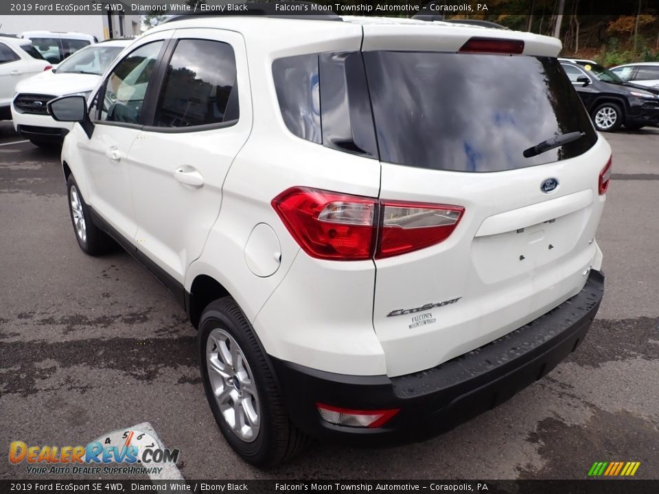 2019 Ford EcoSport SE 4WD Diamond White / Ebony Black Photo #6