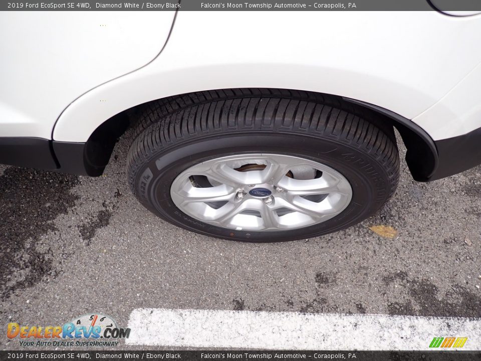 2019 Ford EcoSport SE 4WD Diamond White / Ebony Black Photo #7