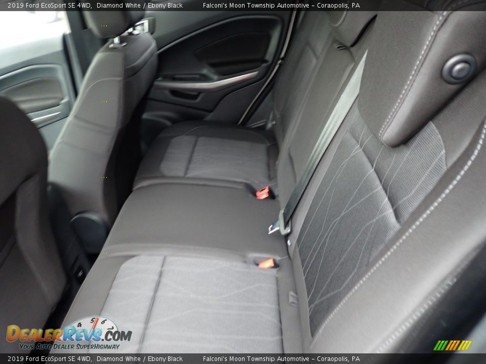 2019 Ford EcoSport SE 4WD Diamond White / Ebony Black Photo #8