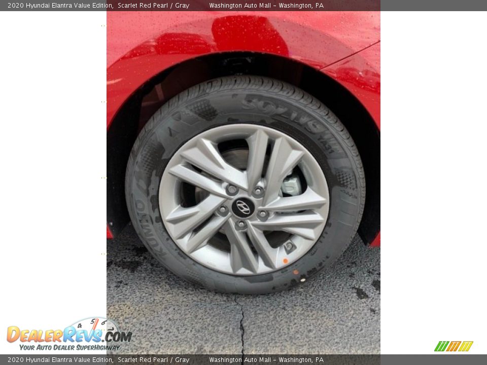 2020 Hyundai Elantra Value Edition Scarlet Red Pearl / Gray Photo #29
