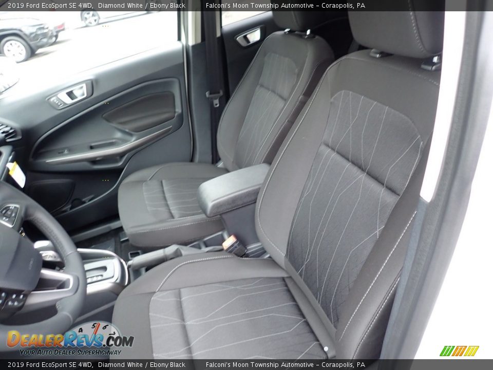 2019 Ford EcoSport SE 4WD Diamond White / Ebony Black Photo #11