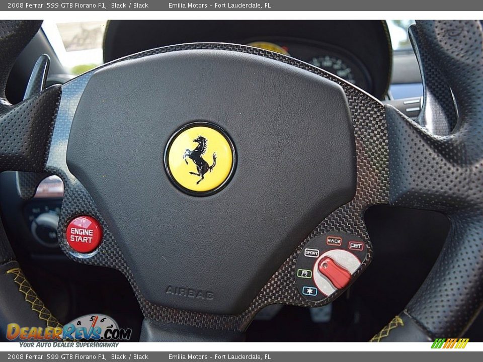 2008 Ferrari 599 GTB Fiorano F1 Steering Wheel Photo #64