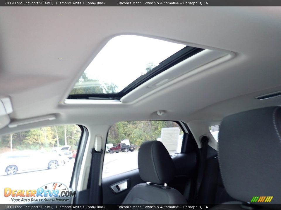 2019 Ford EcoSport SE 4WD Diamond White / Ebony Black Photo #13