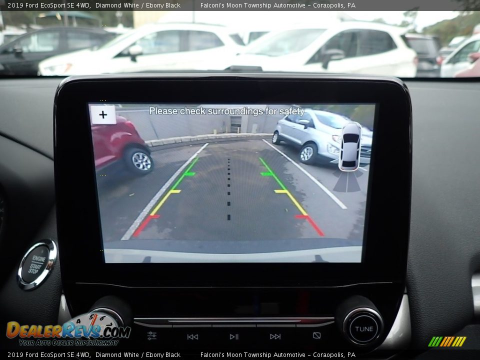 2019 Ford EcoSport SE 4WD Diamond White / Ebony Black Photo #15