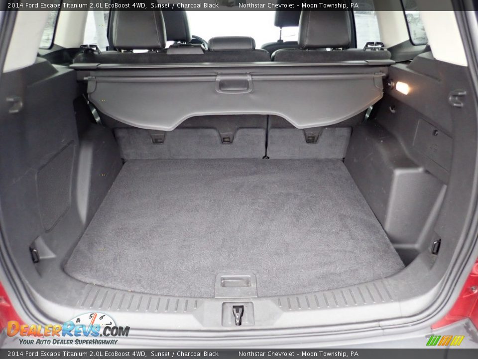 2014 Ford Escape Titanium 2.0L EcoBoost 4WD Sunset / Charcoal Black Photo #7