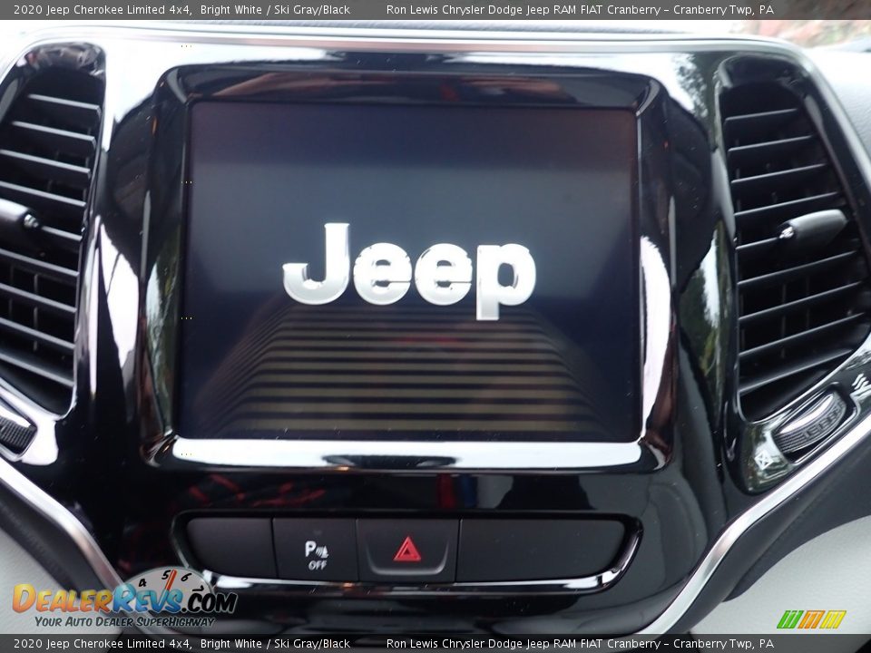 2020 Jeep Cherokee Limited 4x4 Bright White / Ski Gray/Black Photo #15
