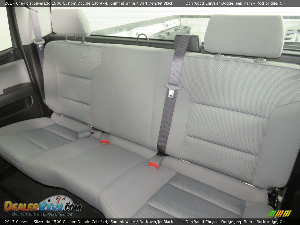 2017 Chevrolet Silverado 1500 Custom Double Cab 4x4 Summit White / Dark Ash/Jet Black Photo #29